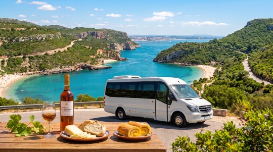 Arrábida, Azeitão e Moscatel in minibus privato!